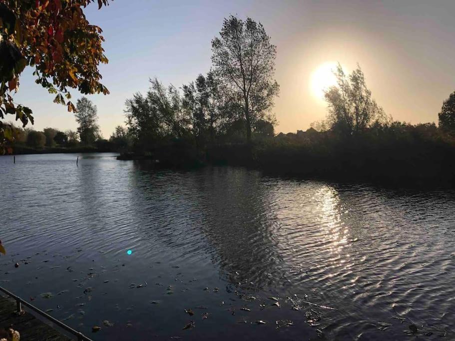 Gezellige Pipo Met Grote Schommel Aan Het Water Villa Medemblik Exterior foto